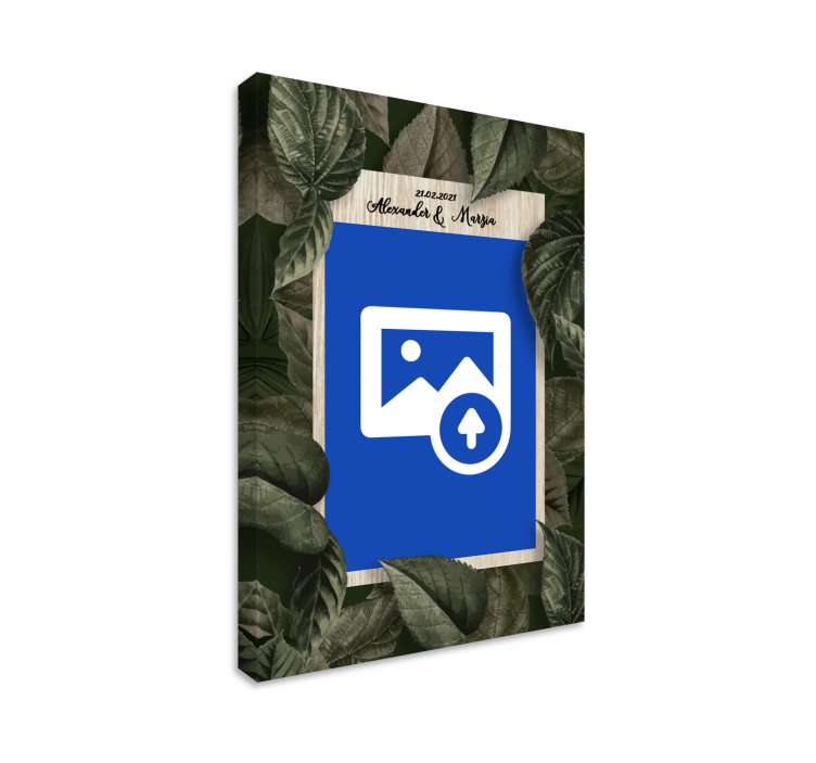 Přizpůsobitelné foto svatební nástěnné umělecké obraz - TenStickers