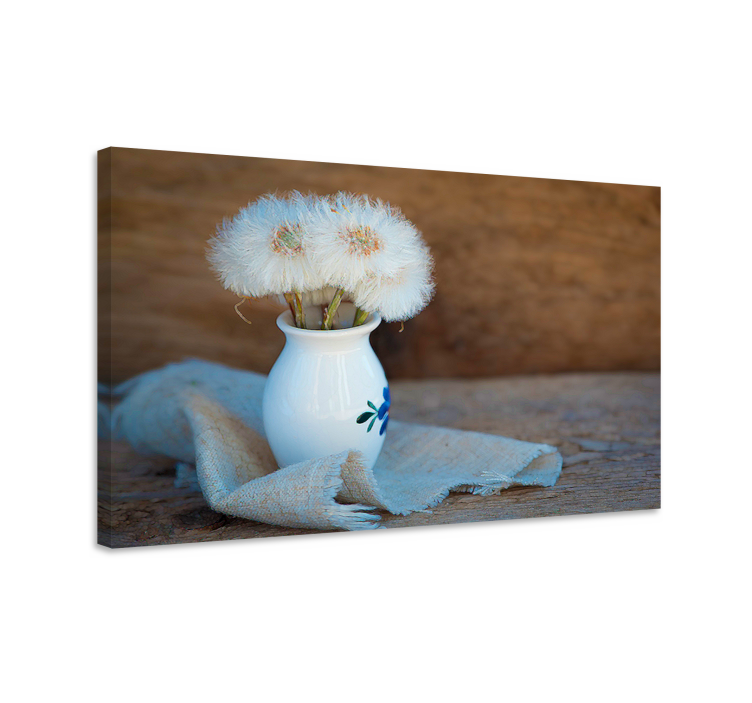 Pampeliška na plátně umění pro jídelnu - TenStickers