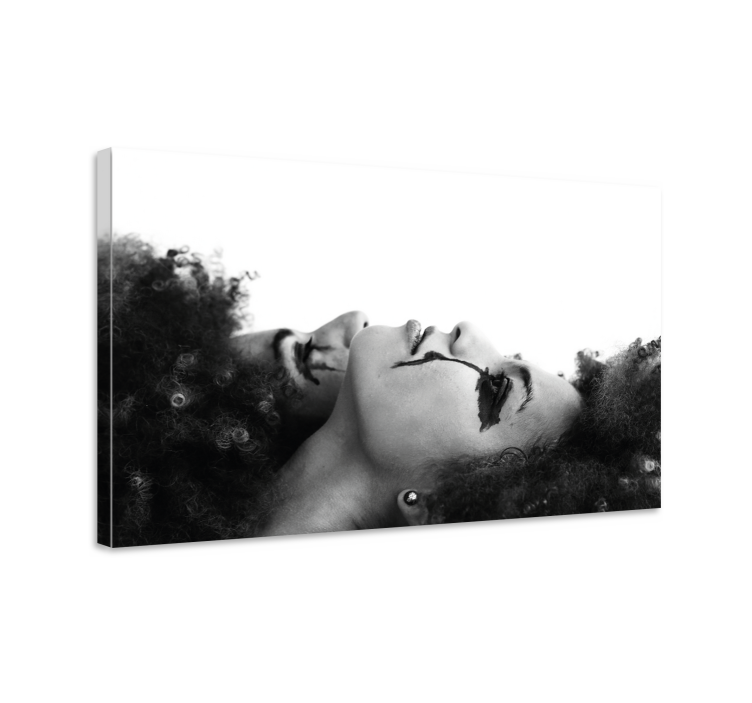 Obraz lidé a postavy dvojí tváře introspekce - TenStickers