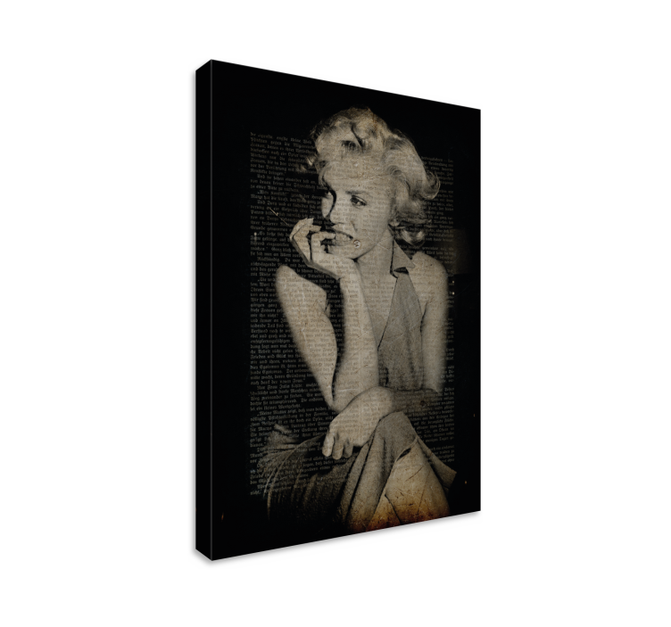 Ročník marlyn monroe retro obraz umění - TenStickers