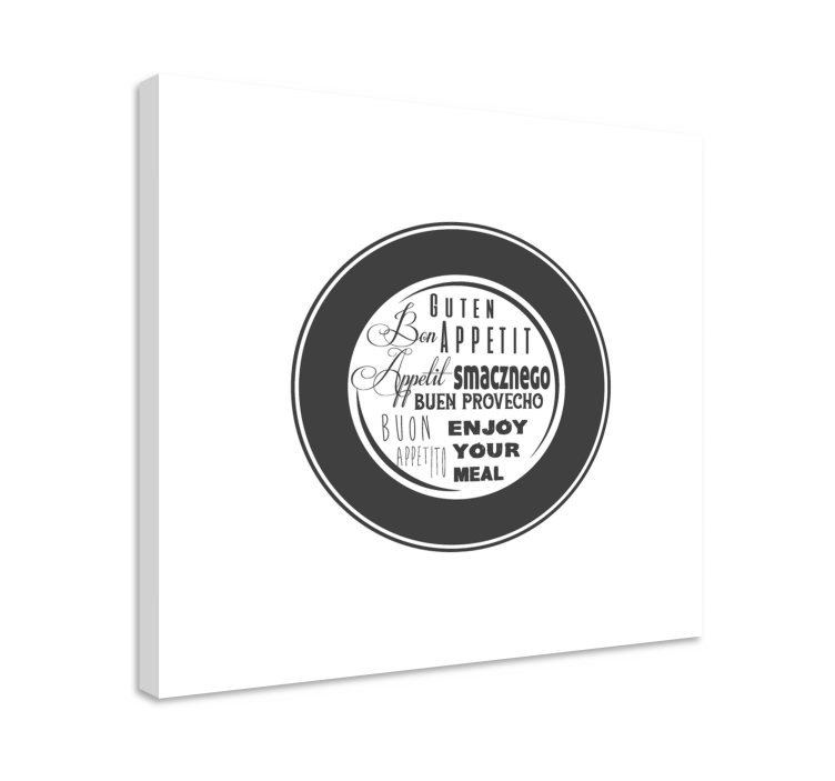 Obraza citací užijte si jídlo - TenStickers