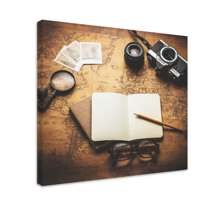 Obraza s ovocem pro vintage fotoaparáty - TenStickers