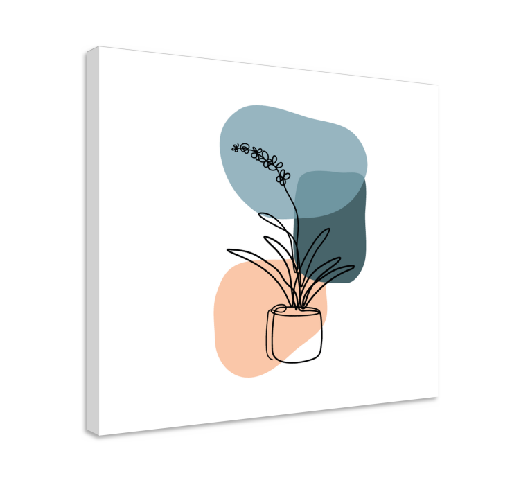 úžasné minimalistické orchideje design květinové obraz - TenStickers