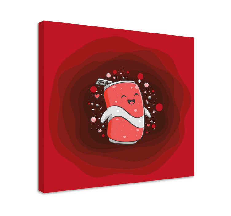 Textový obraz Šťastná sodová postava - TenStickers