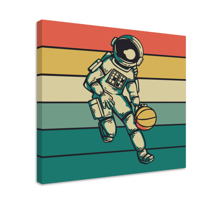 Obraza sport košový kosmonaut - TenStickers