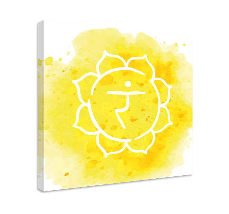 Solar plexus čakra symbol moderní obraz - TenStickers
