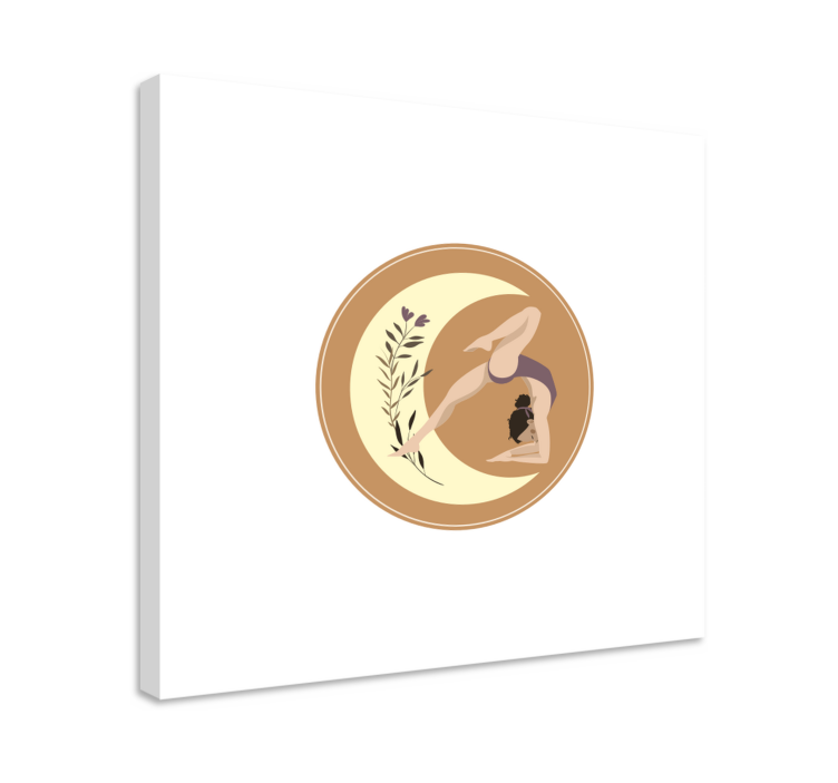 Obraza děti jóga póza klidu - TenStickers