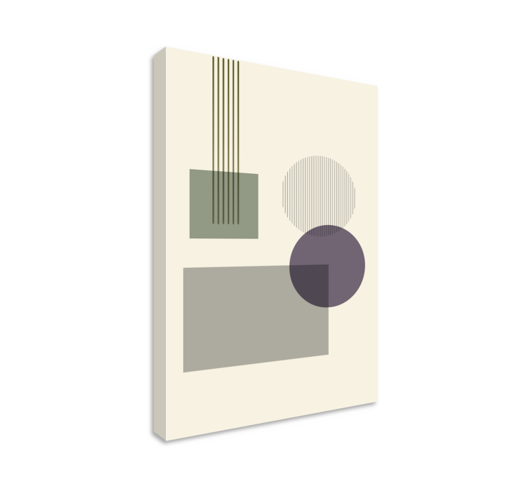 Geometrická obraza konfigurace tvarů - TenStickers