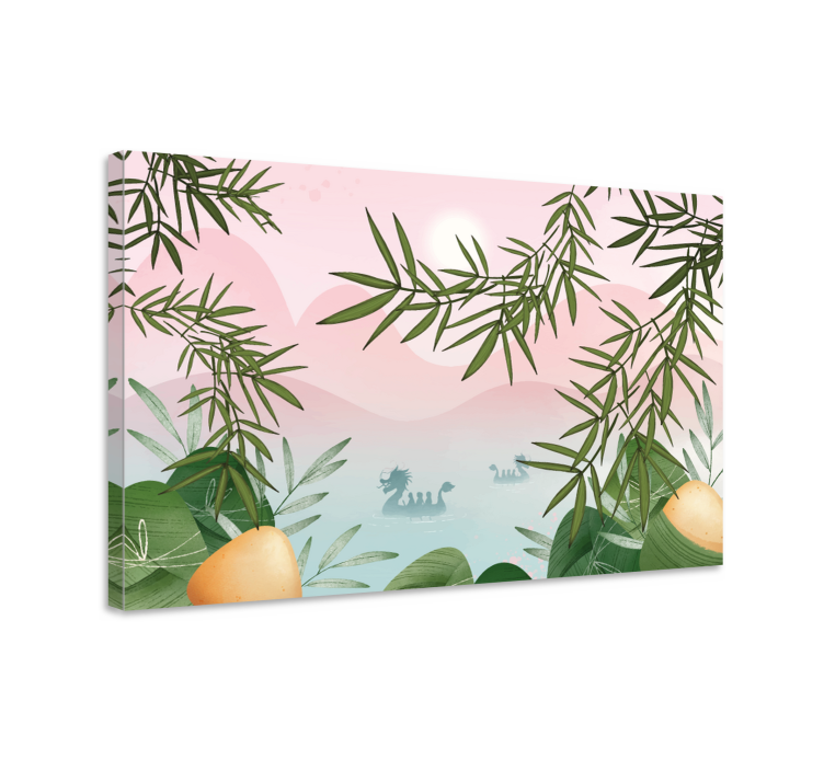 Obraza dinosaurů vznešený jezero tvora - TenStickers