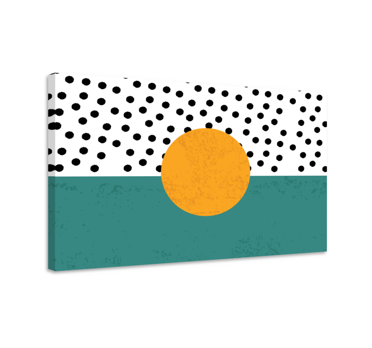 Geometrická obraza odvážný geometrický design - TenStickers