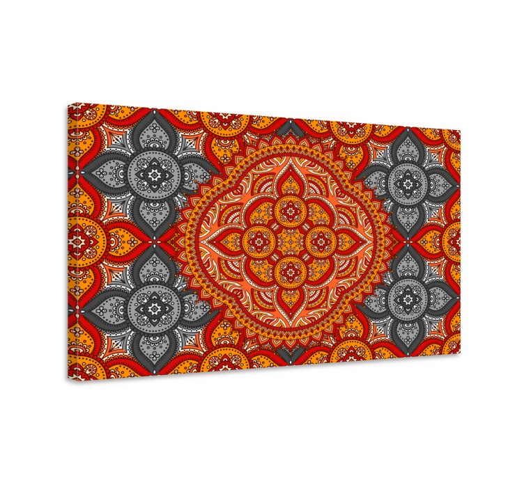 Mandala obraza složitý květinový vzor - TenStickers