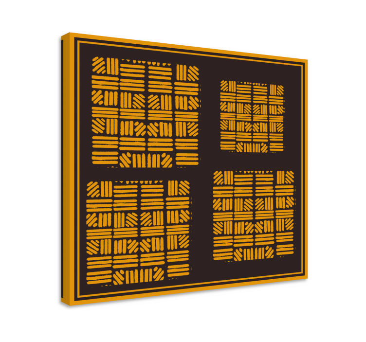 Moderní obraz geometrického uspořádání - TenStickers