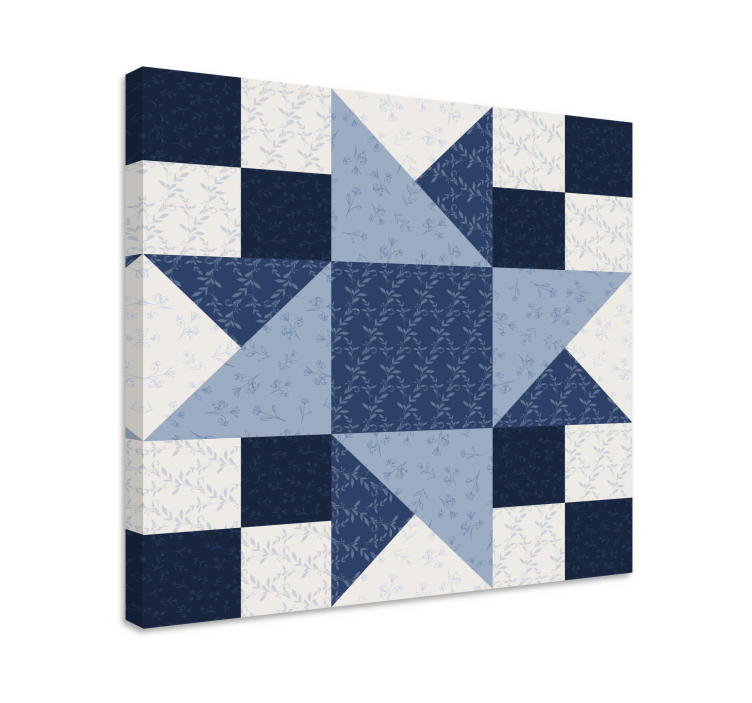 Obraz dekorace hvězdný patchworkový design - TenStickers