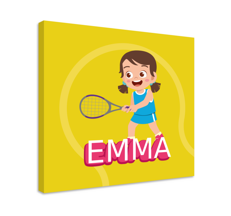 Obraz květin a rostlin tenistka emma - TenStickers