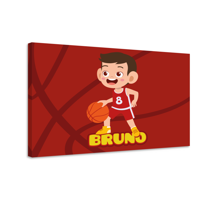 Obraza sport veselý basketbalista - TenStickers