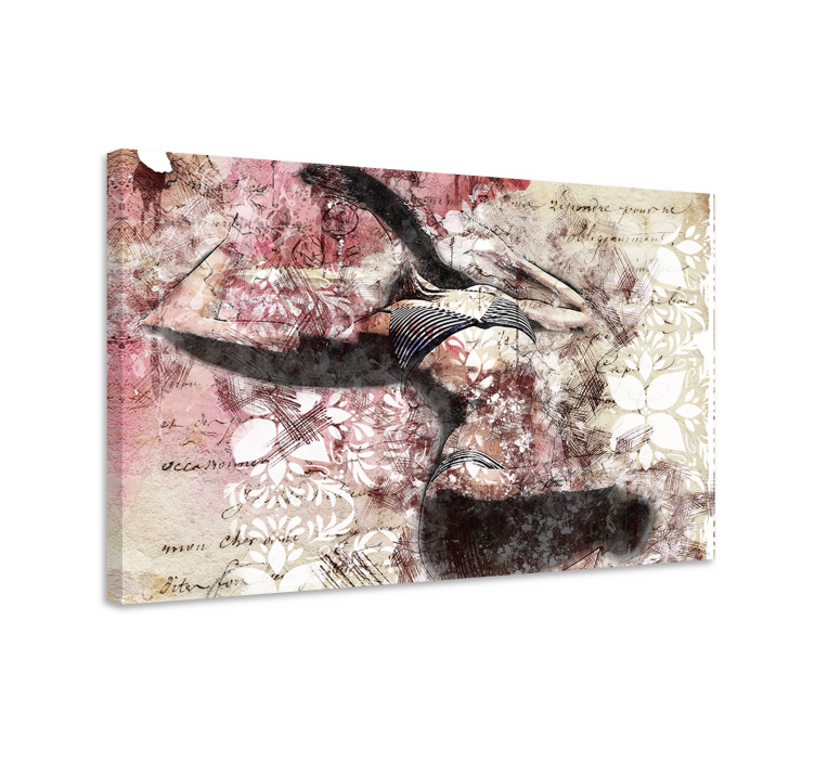 Obraz lidé a postavy taneční silueta - TenStickers