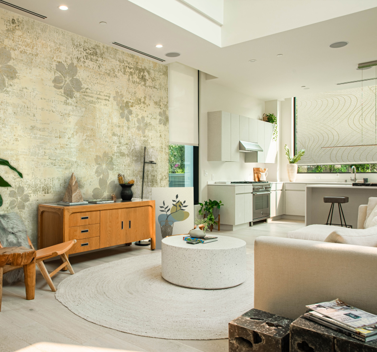 Váza s listy Obraza květin a rostlin - TenStickers