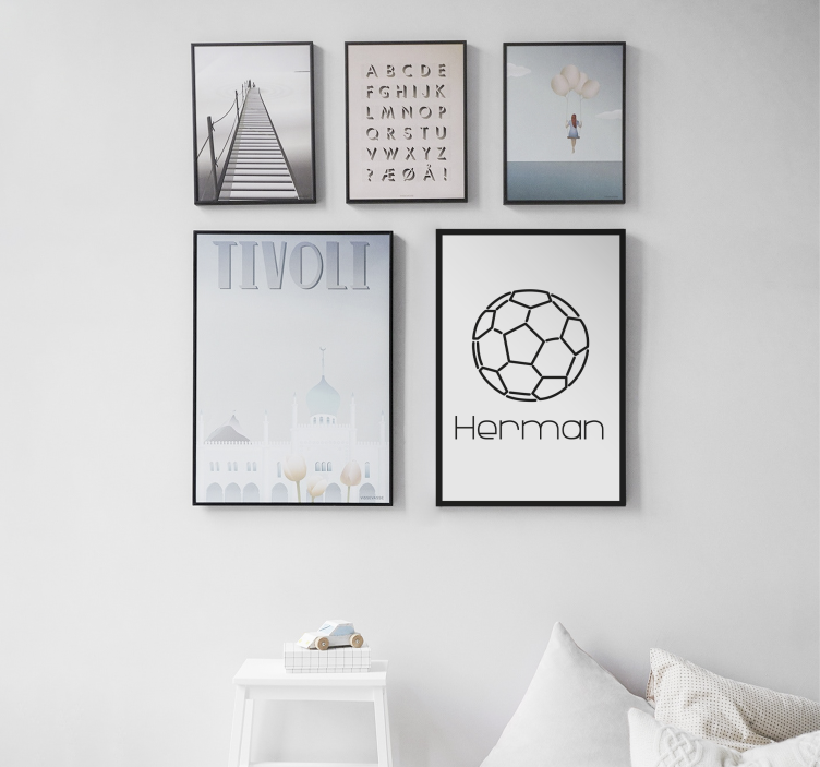 Fotbalový míč se jménem Obraza dospívajících - TenStickers