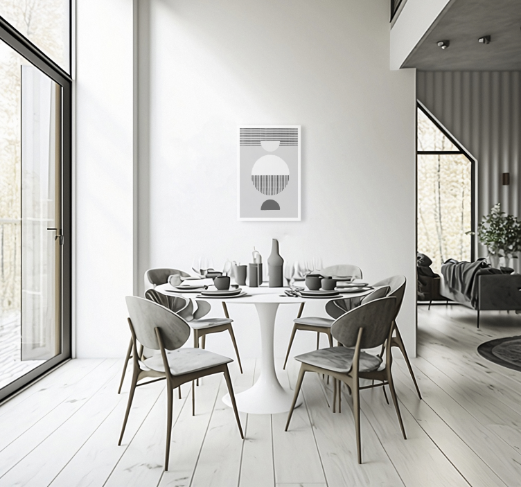 Obrázek jídelny v severském stylu - TenStickers