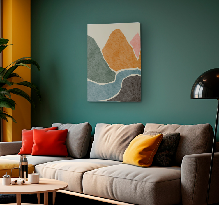 Pintura moderna abstraktní obraz na plátně - TenStickers