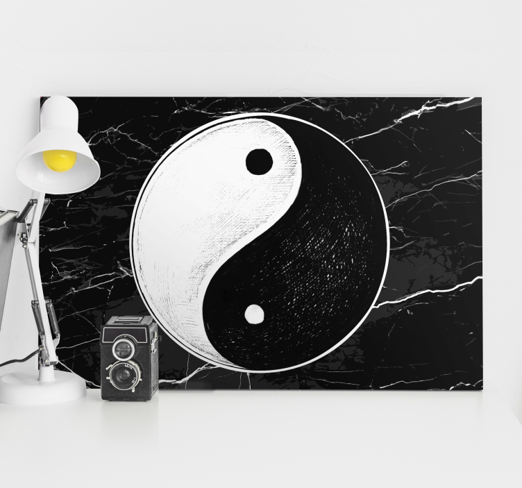 Originální tisky na domácí obraz yin yang balance - TenStickers