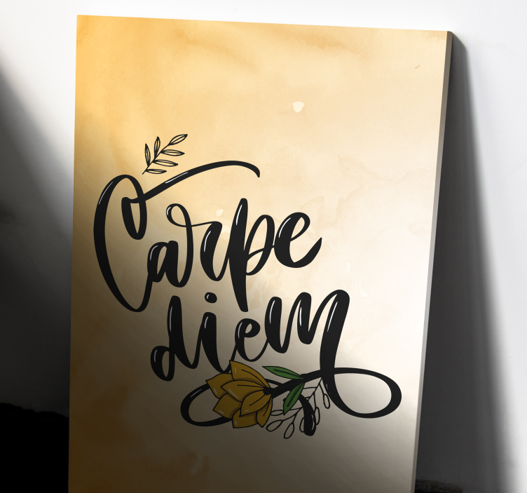 Carpe diem obraz nástěnné umění pro hlavní ložnici - TenStickers