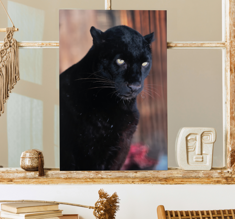 Leopard stalking 3d tisk na obraz - TenStickers