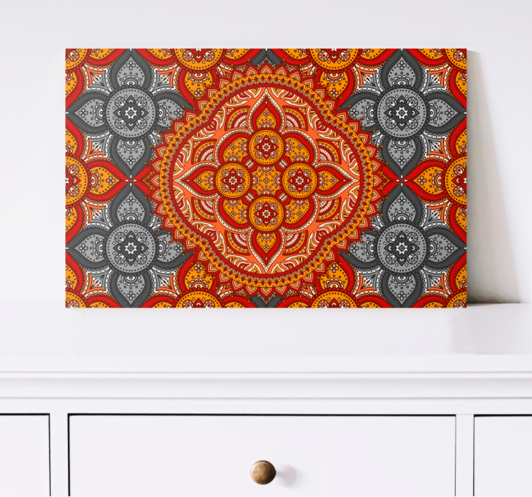 Mandala obraza složitý květinový vzor - TenStickers