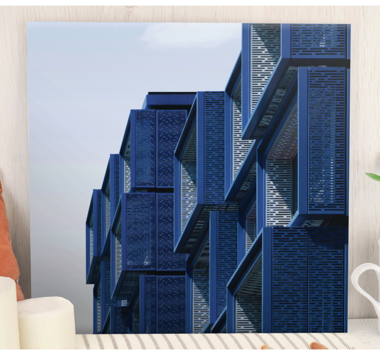 Moderní obraz futuristické architektonické struktury - TenStickers