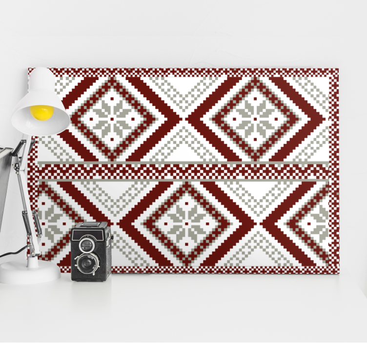 Moderní obraz geometrický diamantový koncept - TenStickers