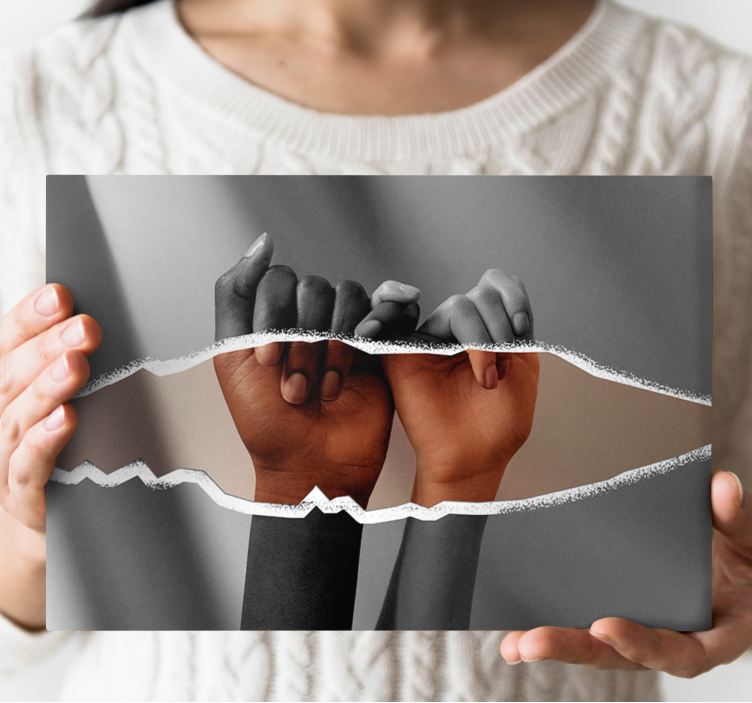 Obraz lidé a postavy ruce pohromadě - TenStickers