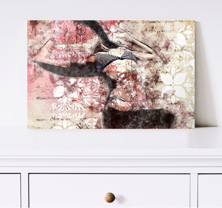 Obraz lidé a postavy taneční silueta - TenStickers