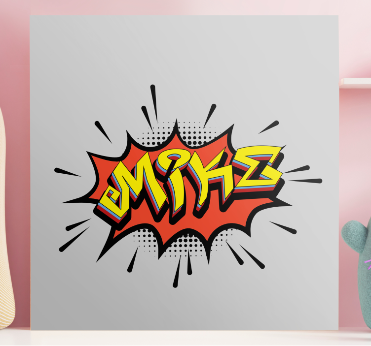 Obraza abc a písmena v komiksovém stylu - TenStickers