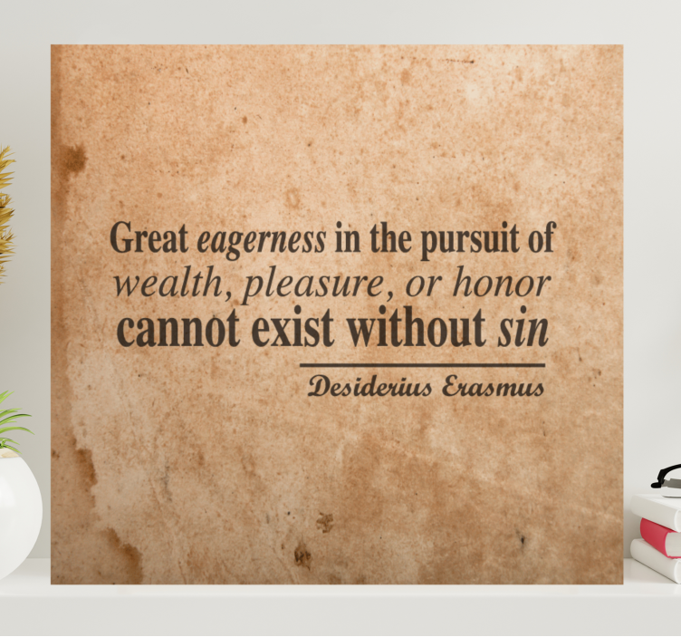 Obraza citací touha a bohatství - TenStickers