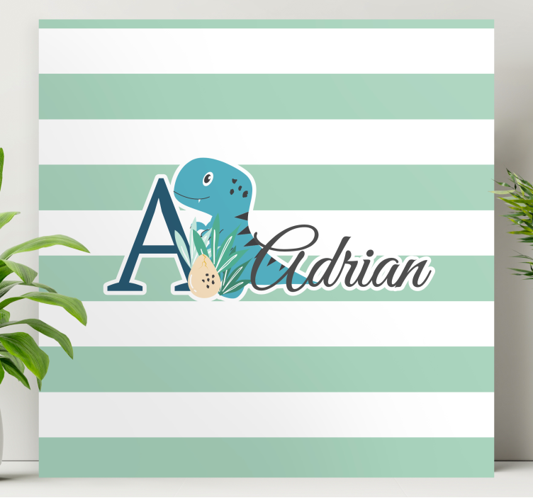 Obraza dinosaurů adrianova hravá dino - TenStickers