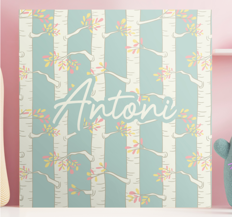 Obraza květin a rostlin březové květy - TenStickers