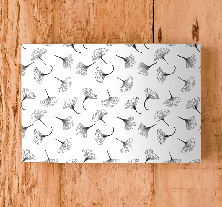 Obraza květin a rostlin inspirace listem ginkgo - TenStickers