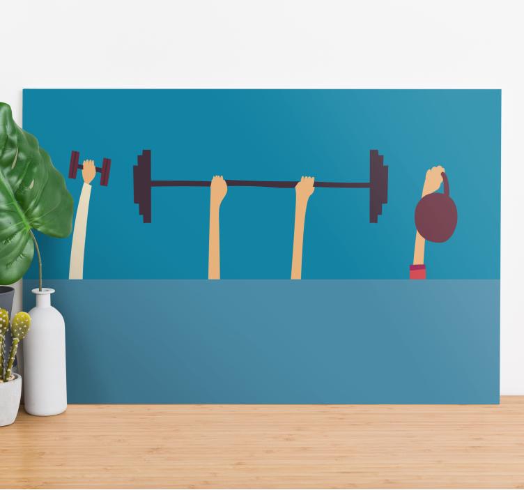 Obraza sport fitness vybavení pro ruce - TenStickers