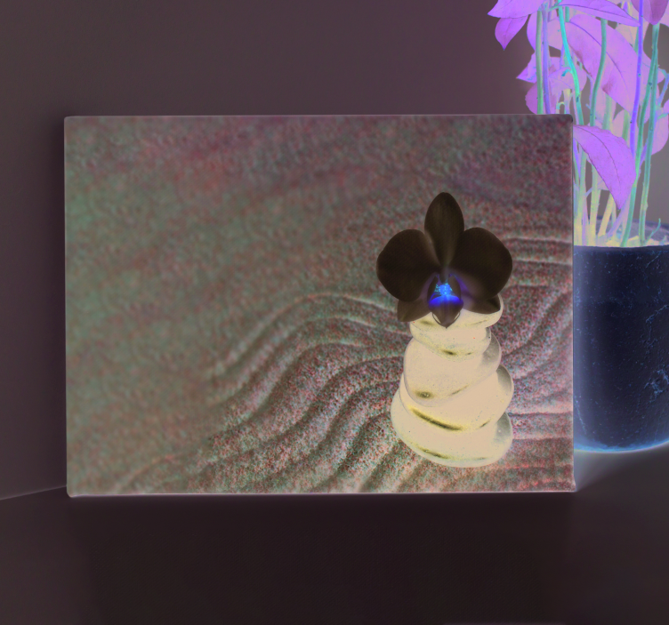 Obrázek zenových kamenů do obývacího pokoje - TenStickers