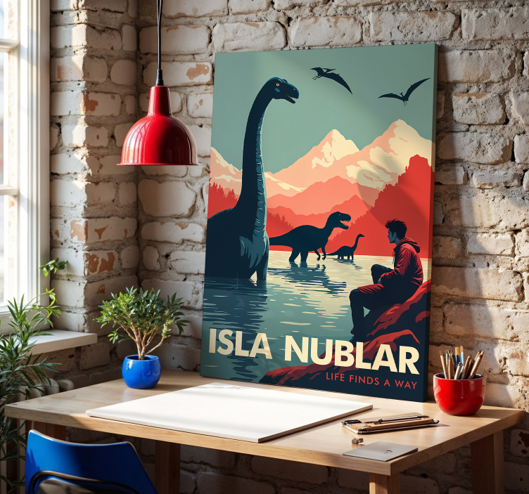 Ostrov nublar Obraza dinosaurů - TenStickers