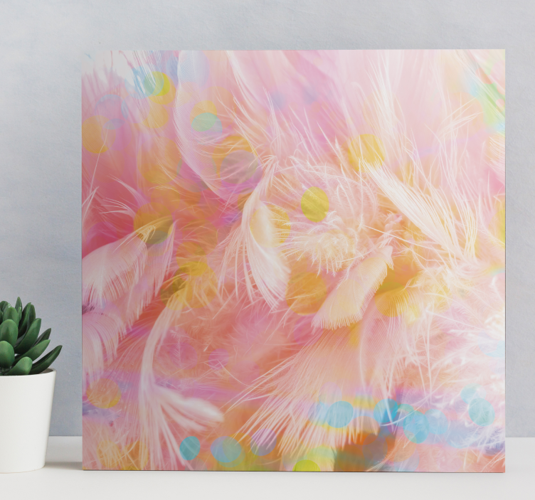 Plumas colores obraz obrázky pro chodbu - TenStickers