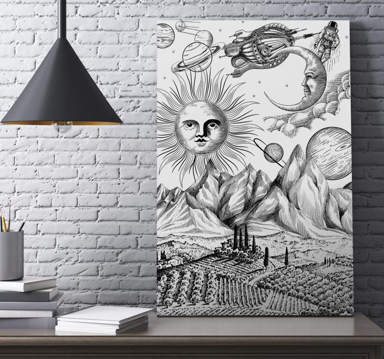 Obrazy koláže na plátně - TenStickers