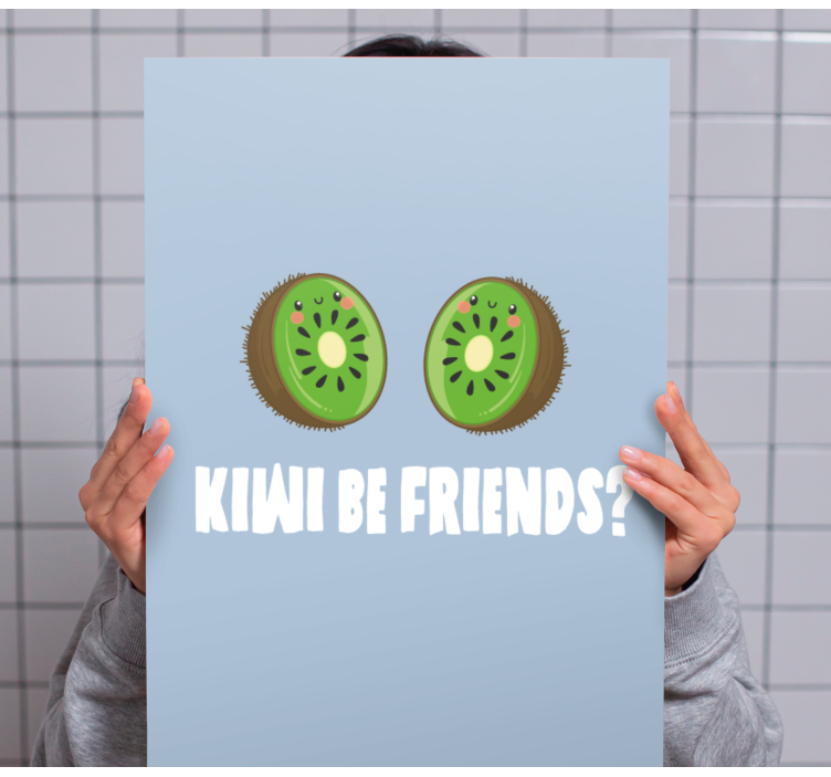 Vtipný citát s kiwi citovat obraz nástěnné umění - TenStickers