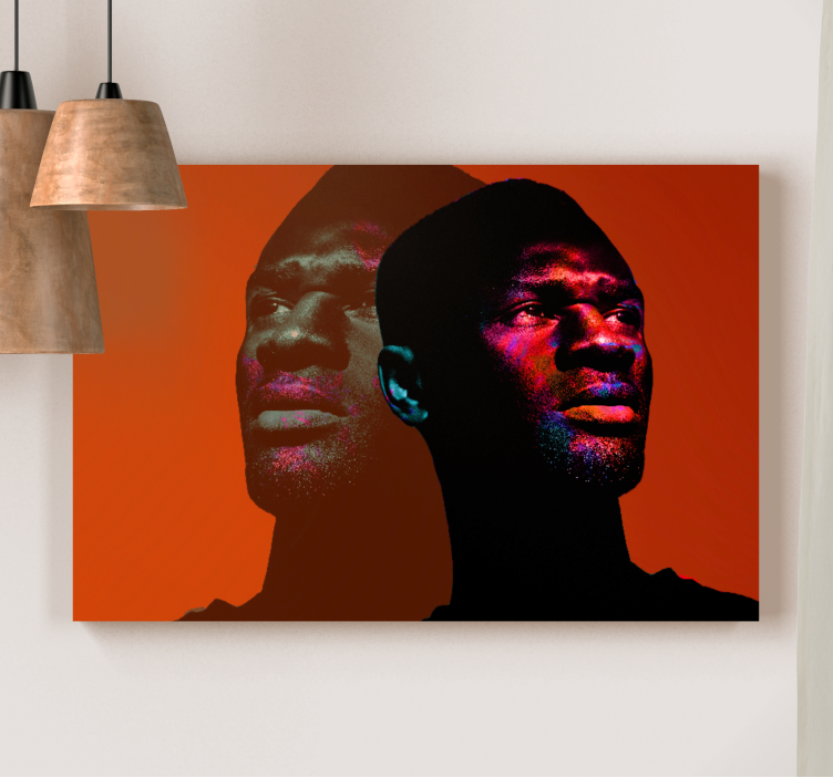 živý profilový portrét Obraz lidé a postavy - TenStickers