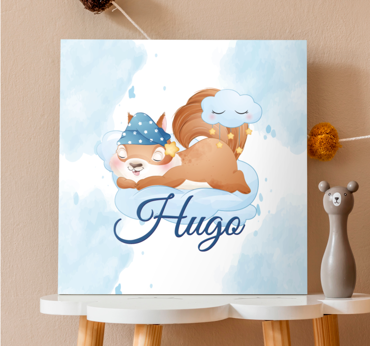 Zvířecí roleta snící veverky - TenStickers