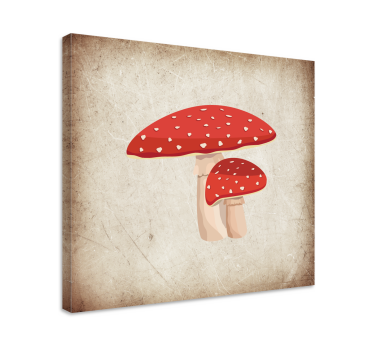 Amanita houba ilustrace kuchyňské obraz umění - TenStickers