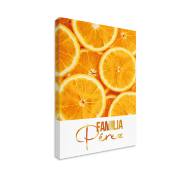 Naranja Obraza s ovocem - TenStickers
