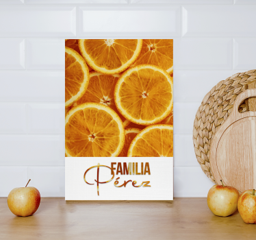 Naranja Obraza s ovocem - TenStickers