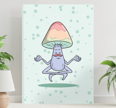 Houba kreslená postavička kuchyňské obraz umění - TenStickers