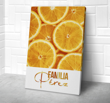 Naranja Obraza s ovocem - TenStickers